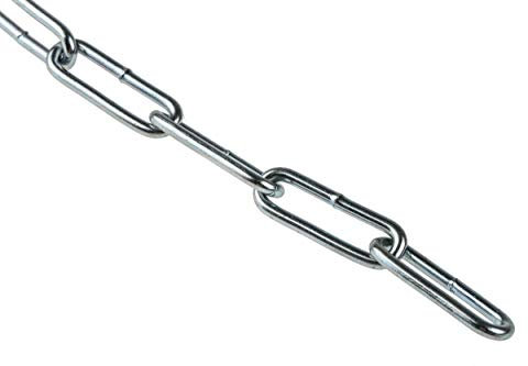 RS PRO Link Stahl Kette, Zinkplattiert, 10m, Hublast 30 kg, Packung a 10 Meter