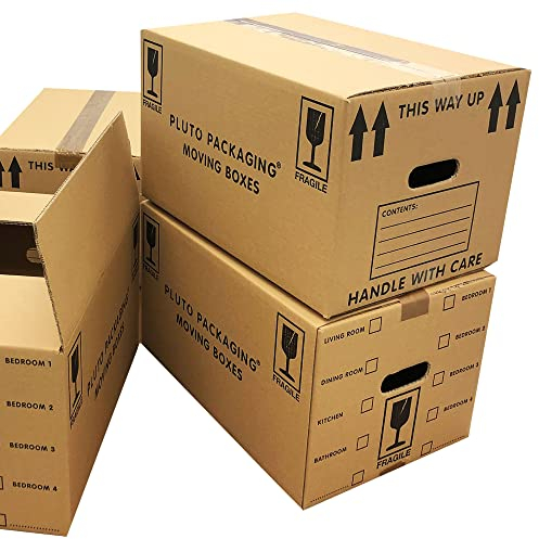 20 Strong Cardboard Boxes 47cm x 31.5cm x 25cm 44 litres Packing Shipping House Moving Box