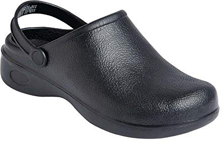 Nisbets Essentials Chefs Clog Black, Size 40/41 - Professional Kitchen Workwear Shoes B979-4041