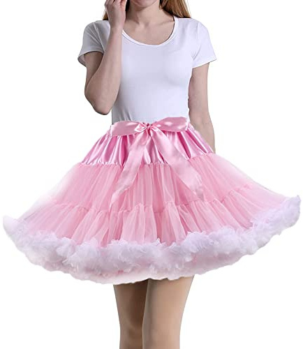Tmade Damen Tüll Petticoat Tutu Party Mehrschichtiger Puffy Cosplay Rock