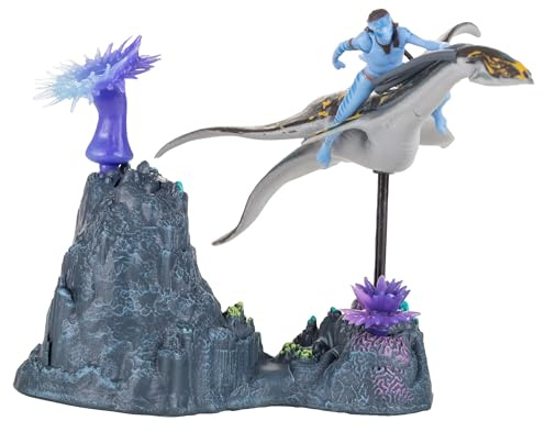 McFarlane Spielzeug, Disney Avatar, World of Pandora Neteyam und Ilu Avatar Film Actionfiguren-Set, Disney Toys Sammelfigur - Alter 8+