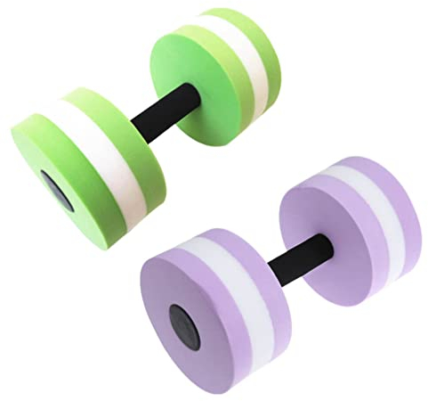 Kisangel Lila Wassergymnastik-hanteln Eva-wasserwiderstandshanteln Für Wassertraining Fitnessgerät Für Pool-Aerobic Und Krafttraining