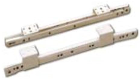 MOBILA - GUIDA CON STAFFA PER FISSAGGIO PIANI TASTIERA PC ARGENTO 400-715MM