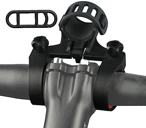 Halterung für Fahrradlicht – Halterung für Lenkerlicht, -Fahrradscheinwerfer, rutschfeste Halterung für Fahrrad, Elektroauto, Motorrad
