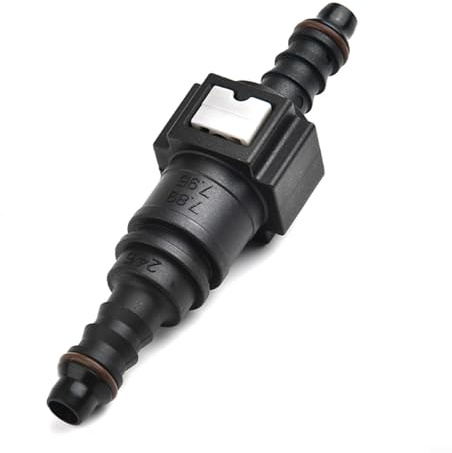 Black Nylon Fuel Line Hose Quick Release Push in Connector Kit for Petrol Diesel Engine 6Mm 1/4 8Mm 5/16 Straight Elbow