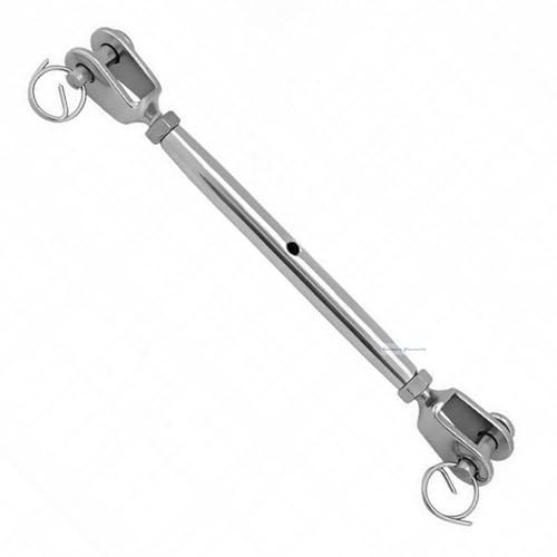 Jaw Turnbuckle Rigging Straining Screw A4 316 Marine Stainless Steel (M10)