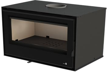 TERMOFOC - Estufa Insertable de Leña con Turbina Modelo VISEU C895 de 9 kW