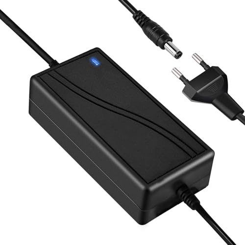 Adaptador de fuente de alimentación de 12 V 5 A: transformador LED 60 W fuente de alimentación adaptador de CA 110-240 V a CC 12 V 5 A transformador de voltaje para tiras LED, router, altavoces,