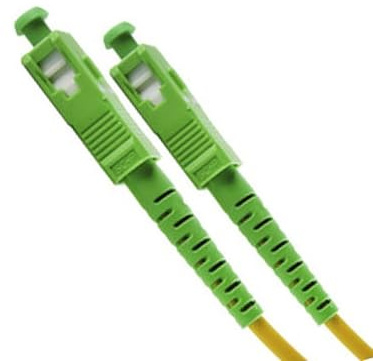 Brightium Cable de fibra óptica SC/APC-SC/APC 9/125, 10m, alta velocidad y baja atenuación, ideal para conexiones de red y transmisión de datos.