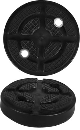 Gatuida 2stücke Runde Gummi Lift Pads Für Auto Wagenheber Hebebühne Unterlage Schutz Gummiauflage Für Wagenheber Bodenheberadapter
