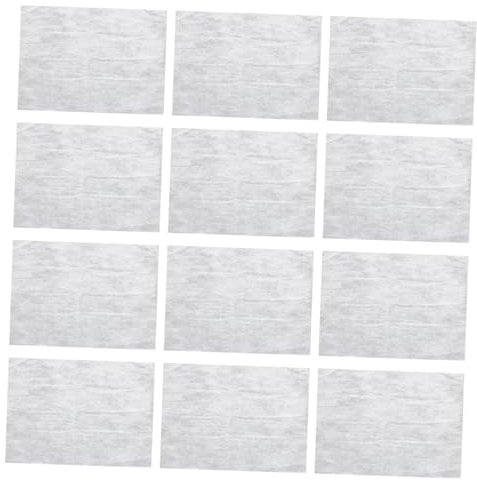 Range Hood Filter Paper Sheets White 12pcs Non-woven Kitchen Filters