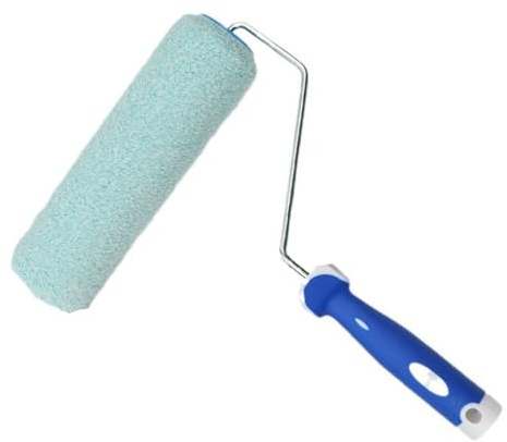 Ensemble de rouleaux de peinture de qualité supérieure de 22,9 cm avec fibres de haute densité pour revêtement mural sans défaut en microfibre pour peinture au latex