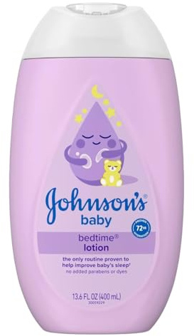 Johnsons Lotion pour le coucher de bébé 14 oz