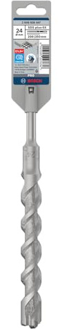 Bosch 1x PRO SDS plus-5X Hammer Drill Bit | for Reinforced concrete, Concrete, Ø 24,00 mm, Professional Accessory Rotary Hammer