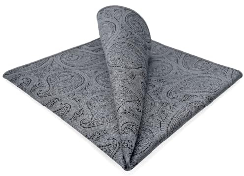 S&W SHLAX&WING Paisley-Einstecktücher für Herrenanzug XL groß für Hochzeit Abschlussball Party