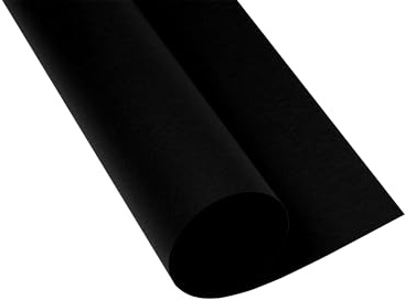 OXFORD Bastelkarton, DIN A3/ Buntes Bastelpapier/Tonpapier 160 g/m2,25 Blatt, schwarz