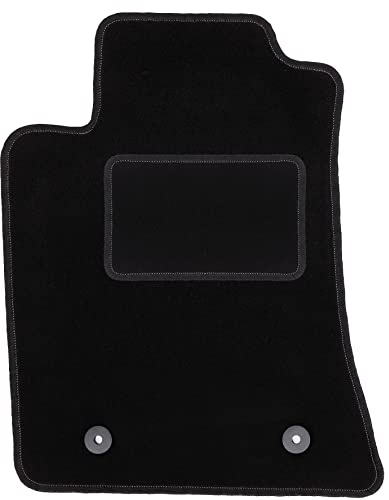 Wielganizator Automatte – Passend für Toyota Avensis II T25 Kombi, Liftback, Limousine 2003-2009 – Velours – Autozubehör - Auto Fußmatten – Fußmatte Auto – 1-teilig - schwarz