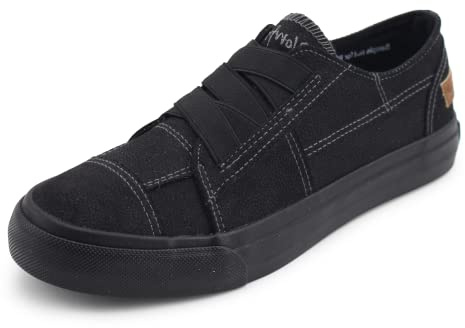 Blowfish Malibu Women's Marley Sneaker, Black/Black, 8.5 M US
