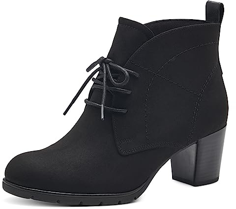 MARCO TOZZI 2-25107-41, Women's Lace Boot Heel