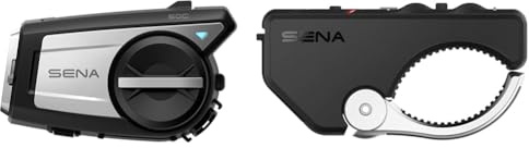Sena 50C Motorrad Kommunikations & 4K Kamerasystem mit Sound by Harman Kardon und Premium Mikrofon & Lautsprechern sowie integrierter Mesh Gegensprechanlage & Knopf Fernbedienung