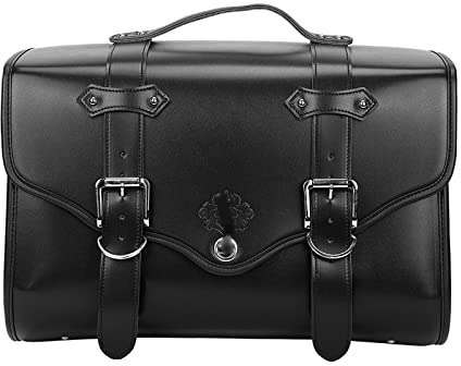 Motorrad wasserdichte Hecktaschen Rücksitztasche Für Cruiser Für Roller Für Vespa GTS GTV 300 150 Reisegepäcktasche seitliches Zubehör (Color : Black)