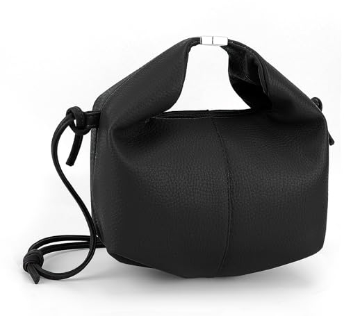 HICARRY Kleine Umhängetasche Damen-Henkeltaschen Moden Handtasche Damen Shopper Handbags Schultertasche Leder Shoulder Bag Beuteltasche Crossbody Bag mit Abnehmbarem Schultergurt