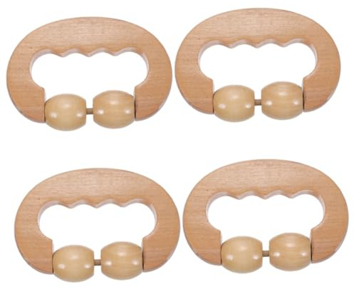 FRCOLOR 4stücke Massage Roller Für Rücken Und Beine Handlicher Muskelmassager Für Yoga Und Fitness Entspannt Muskulatur Und Fördert Durchblutung Für Zuhause Und Unterwegs