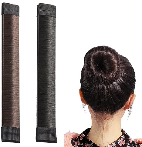 2 PCS Chignon Facile Per Capelli,French Twist Accessori Capelli Ciambelle Chignon Magic Bun Maker per Ragazza Donne