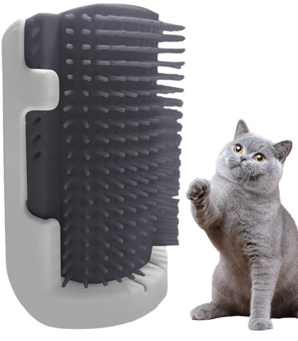 Corner Groomer for Indoor Cats Comfortable Cat Massage Scratcher Relief