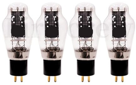 300B Röhren-Audioventil ersetzt 300B Röhrenverstärker-Kit, DIY-HiFi-Audioverstärker, präzise Anpassung in Vier Richtungen(Black,4pcs Matched Quad)