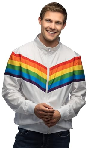 Boland Men's Vintage Rainbow Track Jacket