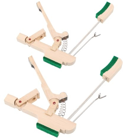 Piano Whippen Flange 2pcs Wooden Accessories for Upright | Instrument Parts for Teaching and Concerts, Reliable Repair Component for Pianists, Easy Installation
