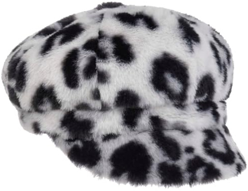 Lipodo Classic Leo Ballonmütze Schirmmütze Tiermuster Damen Herbst Winter