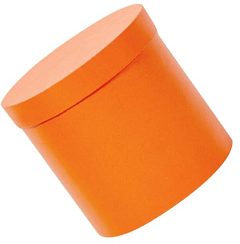 WRITWAA Leerer Blumenzylinderkasten Rund aus Pappe Blumensträuße Verpackung mit Deckel Geschenkbox für Blumenarrangements bei Besonderen Anlässen und Haushalt