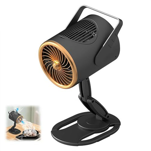 Portable Desktop Range Hood Mini Cooker Hood with Strong Suction Adjustable Angle Rechargeable Portable Exhaust Fan for Hot Pot BBQ Home Kitchen Apartment