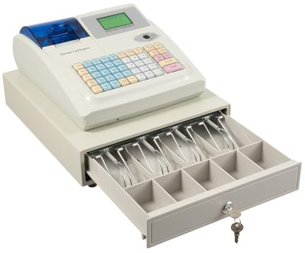 Registratore di cassa con cassetto cassa Doppio display Registratore di cassa elettronico for aziende