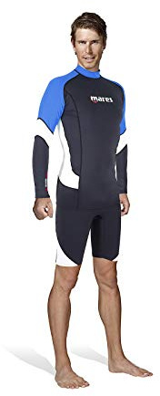 Mares Rash Guard Long Sleeve, Maglietta con Protezione Solare per attività Acquatiche con Manica Lunga, Uomo, Multicolore, L