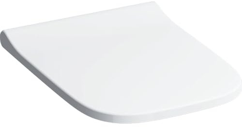 Geberit Smyle WC-Sitz Slim mit Deckel, Wrap over, antibakteriell, weiß, 500.238.01.1