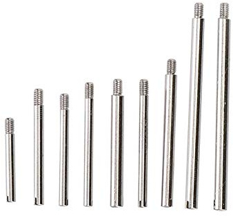 Vite per Cinturino dell'orologio, Metallo 10 Dimensioni Set di Viti per Cinturino dell'orologio Accessori per Strumenti di Riparazione dell'orologio con Scatola di immagazzinaggio(50pcs)