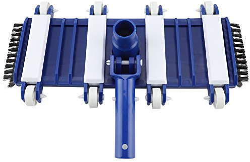 Pool Vacuum Cleaning Brushes, Professional Flexible Swimming Pool Vacuum Head 1.25 Inch Extension Poles for Inground and Above Ground Swimming Pools