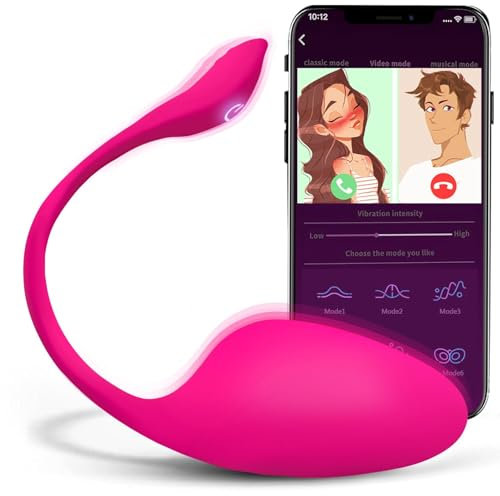Upgraded Powerful Wearable Vibrator – AI Sync Smart Egg Vibabrator with APP Remote Control & 9 Vibrating Modes, Silent Sex Toys for Women Clitoral Stimulator, Waterproof Couples Bullet Vibrators