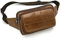 KRASS Riñonera para Hombre, Riñonera De Cuero, Riñonera para Hombre, Riñonera para Hombre, Riñonera para Teléfono, Riñoneras, Riñoneras De Viaje,Marrón2,Collector88