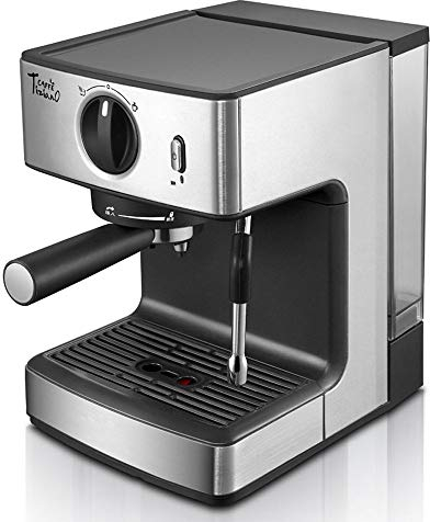 FLBT Machine à Cappuccino avec mousseur à Lait à Induction Traditionnelle avec Pompe à Expresso et Accessoires Needed