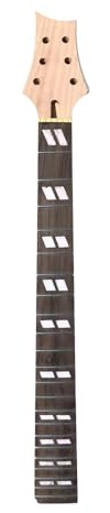 Gitarrenhals, 22 Bünde, 64 cm, Mahagoniholz, Rosenholz, Griffbrett zum Anschrauben an Hälsen, DIY-Gitarre