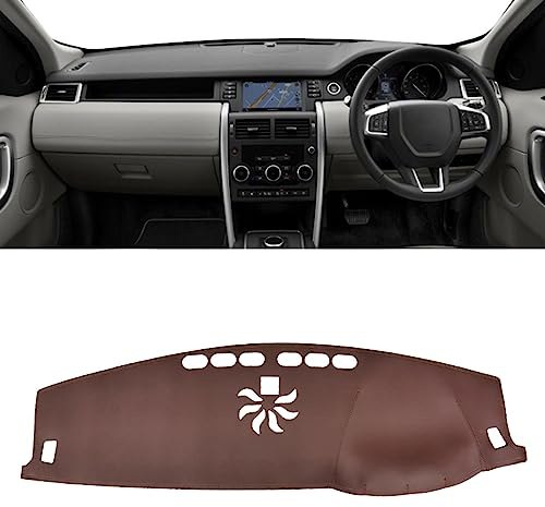 ZIRIA Leather Dashmat Dashboard Cover Pad Dash Mat Carpet,For Land Rover Discovery Sport L550 2014 2015 2016 2018 2019