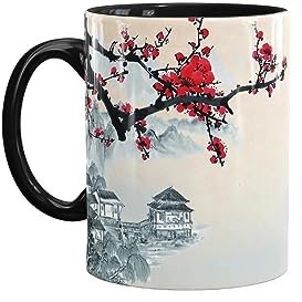HARAY Tazze per Tazze Tazza Tazza da caffè in Ceramica da 330 ml Tazza da tè for Ufficio Tazza da Latte for la casa Tazza di caffè