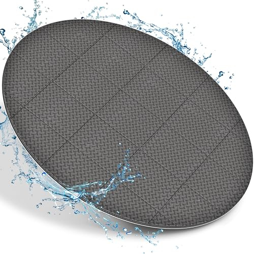 tillvex® Tapis de Sol Spa Rond 240 cm | Tapis pour Spa Extérieur | Tapis de Protection Thermique pour Piscine & Spa | Tapis Isolant pour Sol Protège et Isole