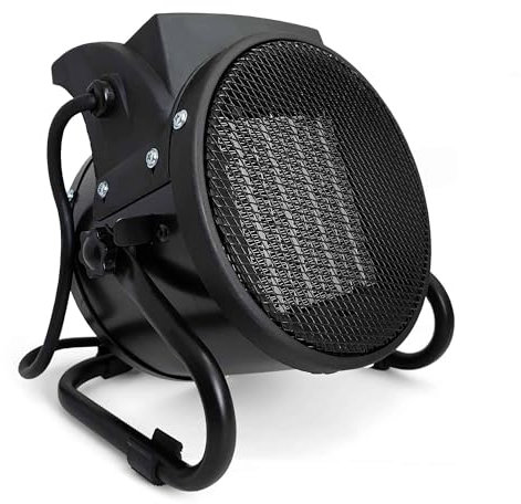 BH-20R1 2kw Round Industrial Electric Fan Heater for Garage, Shed, Workshop & Caravans