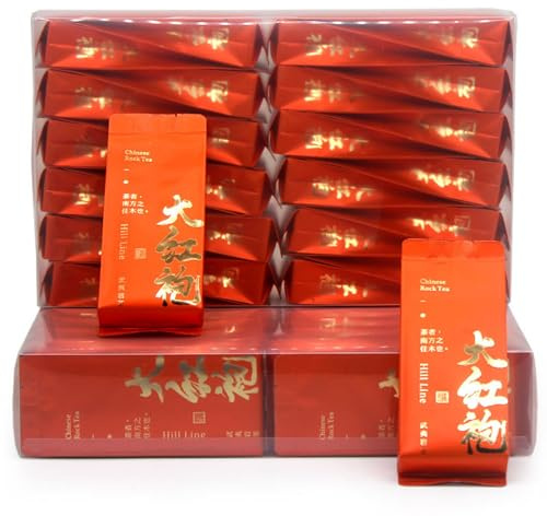 HQZMCTE Strong Arom Big Red Robe Oolong Tea -Da-Hong Pao 200g (box of 24 sachets) -Chinese Famous Rock tea