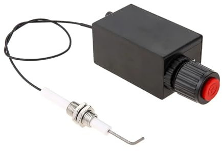 Accenditore con Kit elettrodo Filo Accenditore a impulsi ad Alta efficienza Generatore di scintille da 11,8 Pollici Sostituzione for Barbecue a Gas